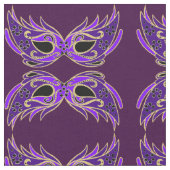 Royal lila Maskenmasken Stoff (Nahaufnahme)