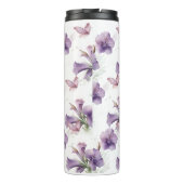 Royal Lila Petunia Tumbler Thermosbecher (Rückseite)