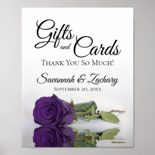 Royal Lila Rose Gifts & Cards Hochzeitssymbol Poster