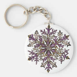 Royal Lila Snow | Anpassbar Schlüsselanhänger
