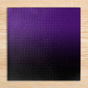 Royal Lila und Black Ombre Puzzle
