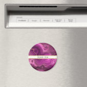 Royal Lila und Gold Agate Abstrakt Vielen Dank Magnet (In Situ (Geschirrspüler))