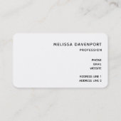 Royal Lila und Gold Agate Abstrakt Visitenkarte (Rückseite)