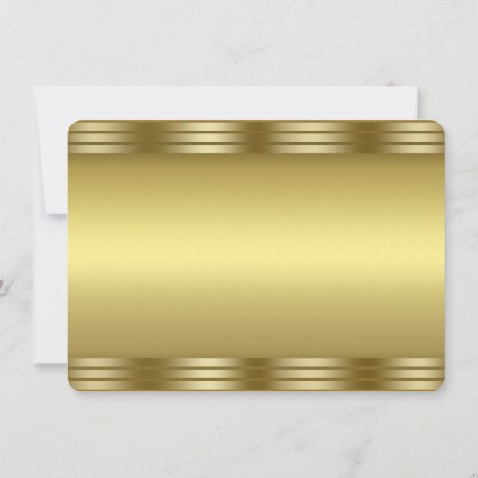 Royal Lila und Gold Wedding speichern das Datum Save The Date (Rückseite)