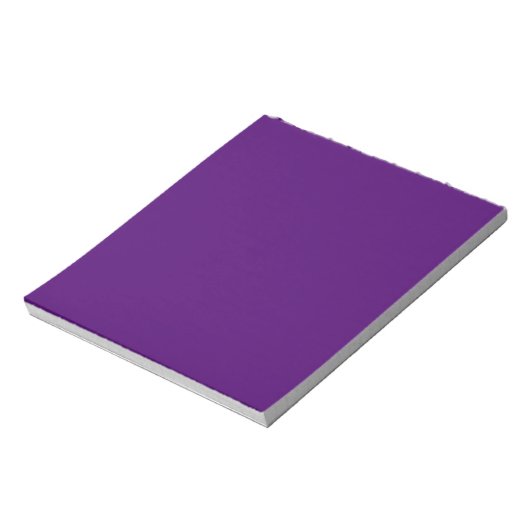 Royal lila (Vollfarbe) Notizblock (Rotiert)