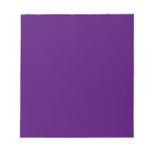 Royal lila (Vollfarbe) Notizblock (Vorderseite)