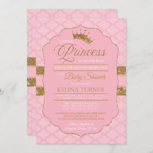 Royal Little Princess Babydusche Einladung