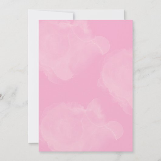 Royal Little Princess Birthday Einladung (Rückseite)