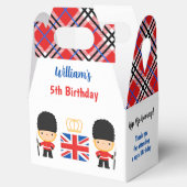Royal London Garards British Tartan Boy Birthday Geschenkschachtel (Geöffnet)