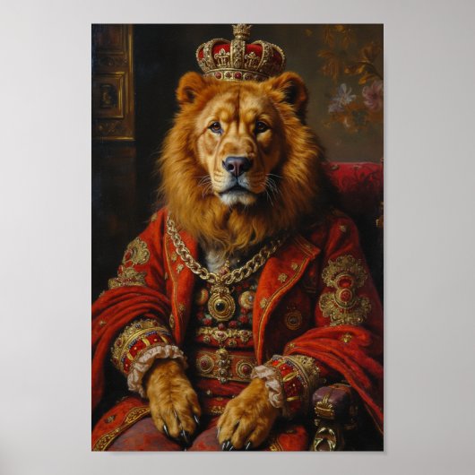 Royal Lowchen Portrait Poster (Vorne)