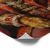 Royal Lowchen Portrait Poster (Ecke)