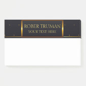 Royal Luxury Blue Gold Design Post-it Klebezettel (Vorderseite)