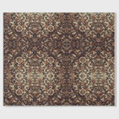 Royal Luxury Packpapier Maroon und Gold (Flach)