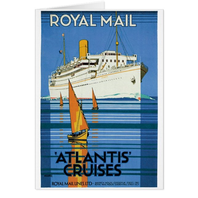 Royal Mail "Atlantis Cruises" (Vorne)