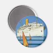 Royal Mail "Atlantis Cruises" Magnet (Vorderseite/Rückseite)