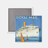 Royal Mail "Atlantis Cruises" Magnet (Vorderseite/Rückseite)