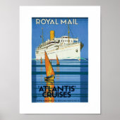 Royal Mail "Atlantis Cruises" Poster (Vorne)