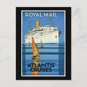 Royal Mail Atlantis Kreuzfahrten Postkarte