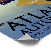 Royal Mail Atlantis Kreuzfahrtschiff Vintage Poste Poster (Ecke)