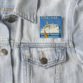 Royal Mail "Atlantis kreuzt " Button (Beispiel)