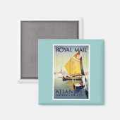 Royal Mail Atlantis Magnet (Vorderseite/Rückseite)