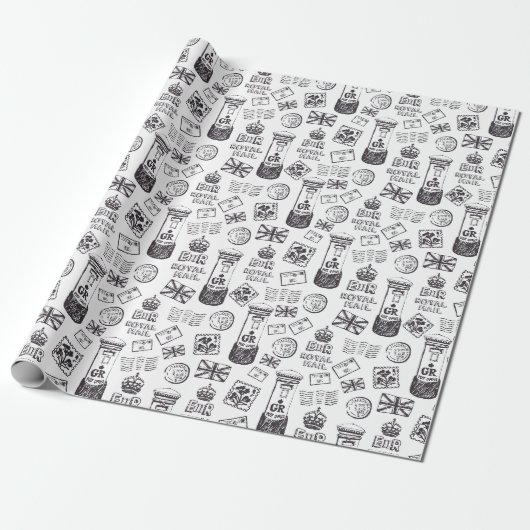 Royal Mail Geschenkpapier (Ungerollt)