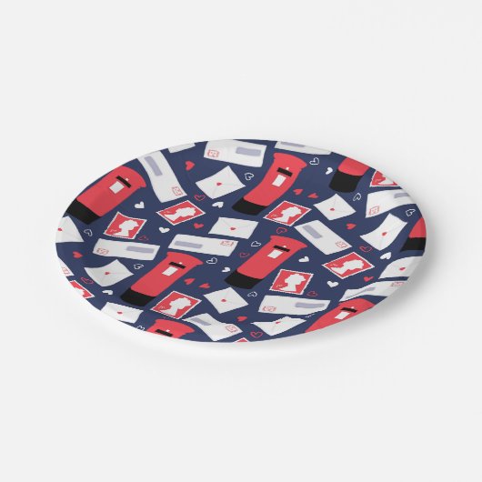 Royal Mail Pappteller (Schrägansicht)