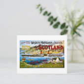 Royal Mail Steamers Scotland Glasgow Vintag Postkarte (Stehend Vorderseite)