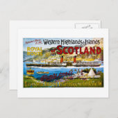 Royal Mail Steamers Scotland Glasgow Vintag Postkarte (Vorne/Hinten)