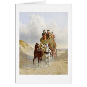 Royal Mail trainieren auf der Straße, 1841 (Öl a