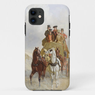 Royal Mail trainieren auf der Straße, 1841 (Öl a iPhone 11 Hülle