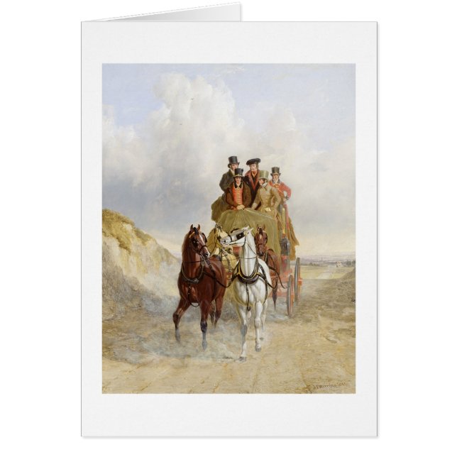Royal Mail trainieren auf der Straße, 1841 (Öl auf (Vorne)