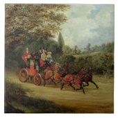 Royal Mail trainieren mit Passagieren (Öl auf Fliese (Vorderseite)