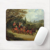 Royal Mail trainieren mit Passagieren (Öl auf Mousepad (Mit Mouse)