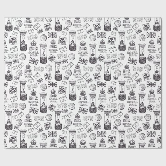 Royal Mail Wrapping Paper Geschenkpapier (Flach)