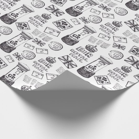 Royal Mail Wrapping Paper Geschenkpapier (Ecke)