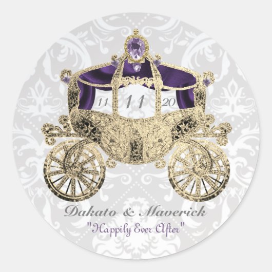 Royal Mairytale Coach Stickers (Vorderseite)