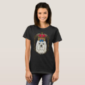 Royal Maltese King Queen Princess Puppy Maltese Do T-Shirt (Vorne ganz)