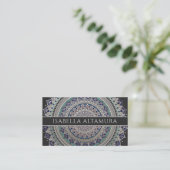 Royal Mandala Business Cards Visitenkarte (Stehend Vorderseite)