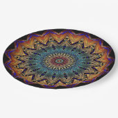 Royal Mandala Pappteller (Schrägansicht)
