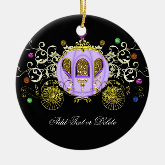 Royal Mardi Gras Carriage - SRF Keramik Ornament (Vorne)