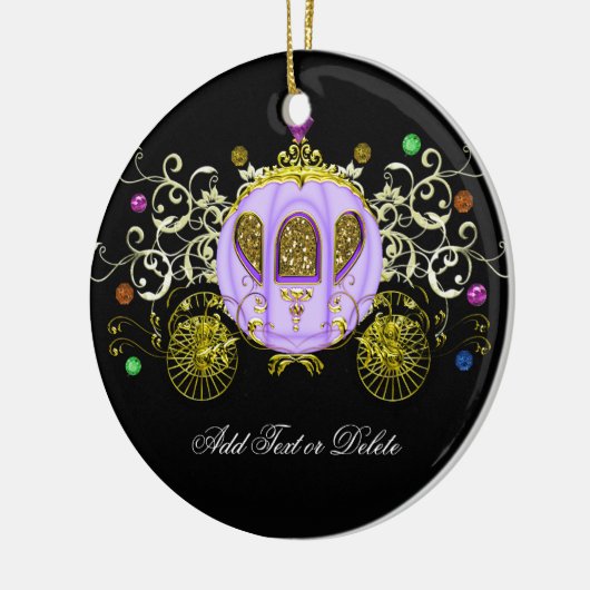 Royal Mardi Gras Carriage - SRF Keramik Ornament (Links)