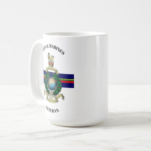 Royal Marines Veteran Kaffeetasse (Vorderseite Links)