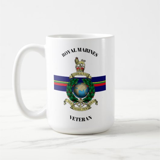 Royal Marines Veteran Kaffeetasse (Links)