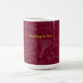 Royal Maroon Anpassbar Kaffeetasse (Mittel)