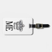 Royal Me - Grau Gepäckanhänger (Vorderseite horizontal)