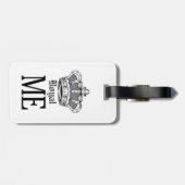 Royal Me - Grau Gepäckanhänger (Rückseite horizontal)