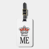 Royal Me - Orange Gepäckanhänger (Vorderseite vertikal)