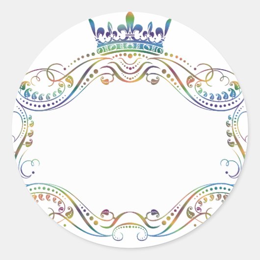 Royal Medallion mit Crown Stickers (Vorderseite)