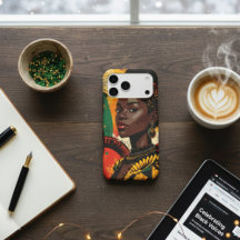 Royal Melanin Queen Heritage Spirit Art